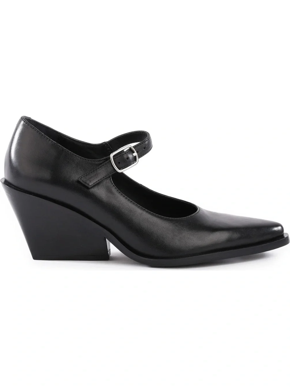 Seychelles Sparks Genuine Leather Wedge Mary Jane Pumps Size 6.5